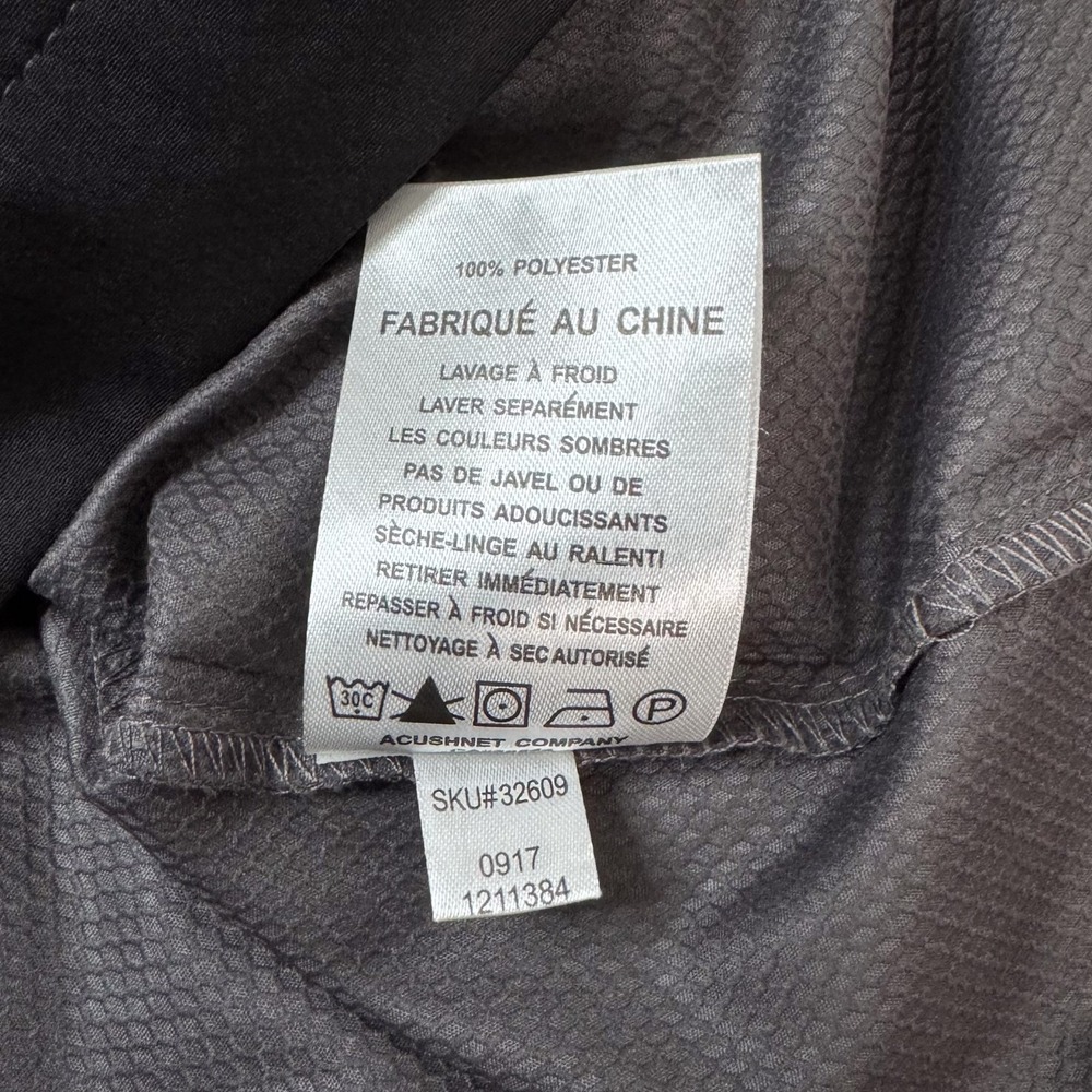 FootJoy FJ Sport Windshirt Mens XL Black Gray Half Zip Golf Pullover 32609 EUC - Picture 7 of 11